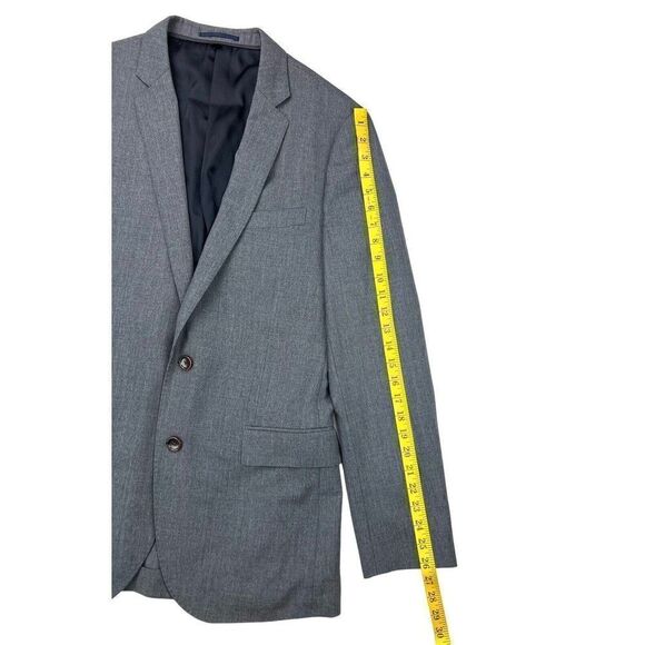 J. CREW Ludlow Traveler Men's Tollegno 1900 Wool Blazer Gray Size 40L Jacket - Picture 5 of 14